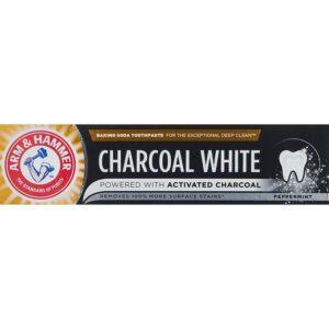 ARM & HAMMER CHARCOAL WHITE PEPPERMINT 75ML