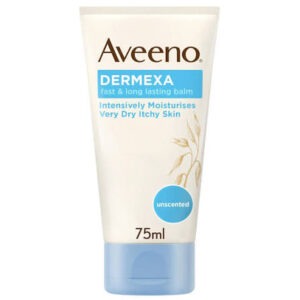 AVEENO DERMEXA FAST & LONG LASTING BALM VERY DRY ITCHY SKIN 75ML UNSCENTED
