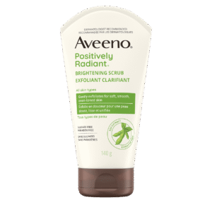 AVEENO POSITIVELY RADIANT SKIN BRIGHTENING DAILY SCRUB 140G