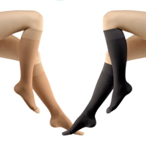 AVICENUM CLASS 2 COMPRESSION SOCKS TRAVEL KNEE HIGH CLOSED TOE XL