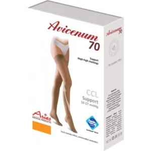 AVICENUM COMPRESSION STOCKINGS THIGH HIGH M 10-17MMHG