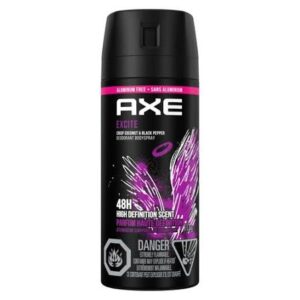 AXE EXCITE CRISP COCONUT BLACK PEPPER SCENT DEOD BODYSPRAY 113G