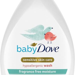 BABY DOVE HYPOALLERGENIC WASH FRAG FREE 384ML