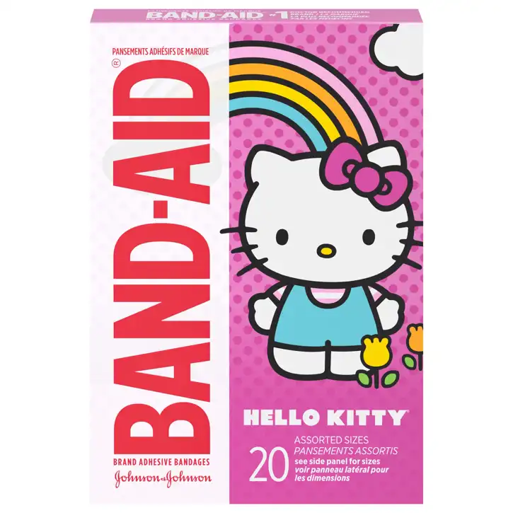 BAND AID HELLO KITTY KIDS BANDAGES 20S