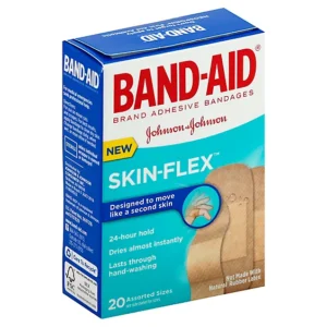 BAND AID SKIN FLEX BANDAGES ASSORTED 20S
