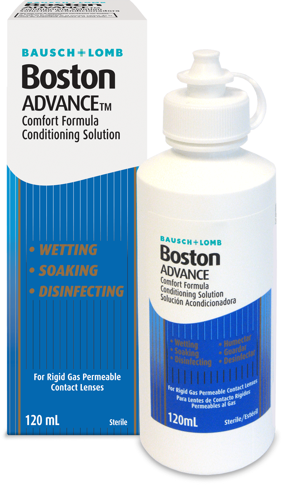 BAUSCH+ LOMB BOSTON CONDITIONING SOLUTION ADVANCE COMFORT 120ML