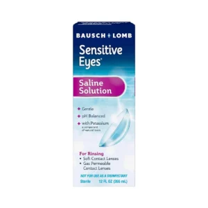 BAUSCH + LOMB SENSITIVE EYES SALINE SOLUTION 355ML