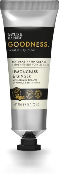 BAYLIS AND HARDING GOODNESS LEMONGRASS AND GINGER NATURAL HAND CREAM