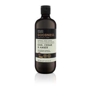 BAYLIS AND HARDING GOODNESS OUD CEDAR AND AMBER BODY WASH 500ML