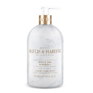 BAYLIS AND HARDING WHITE TEA AND NEROLI LUXURY HAND CARE 500ML 2S