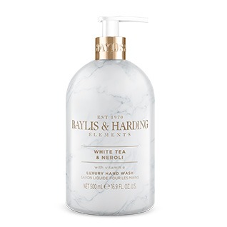 BAYLIS AND HARDING WHITE TEA AND NEROLI LUXURY HAND CARE 500ML 2S