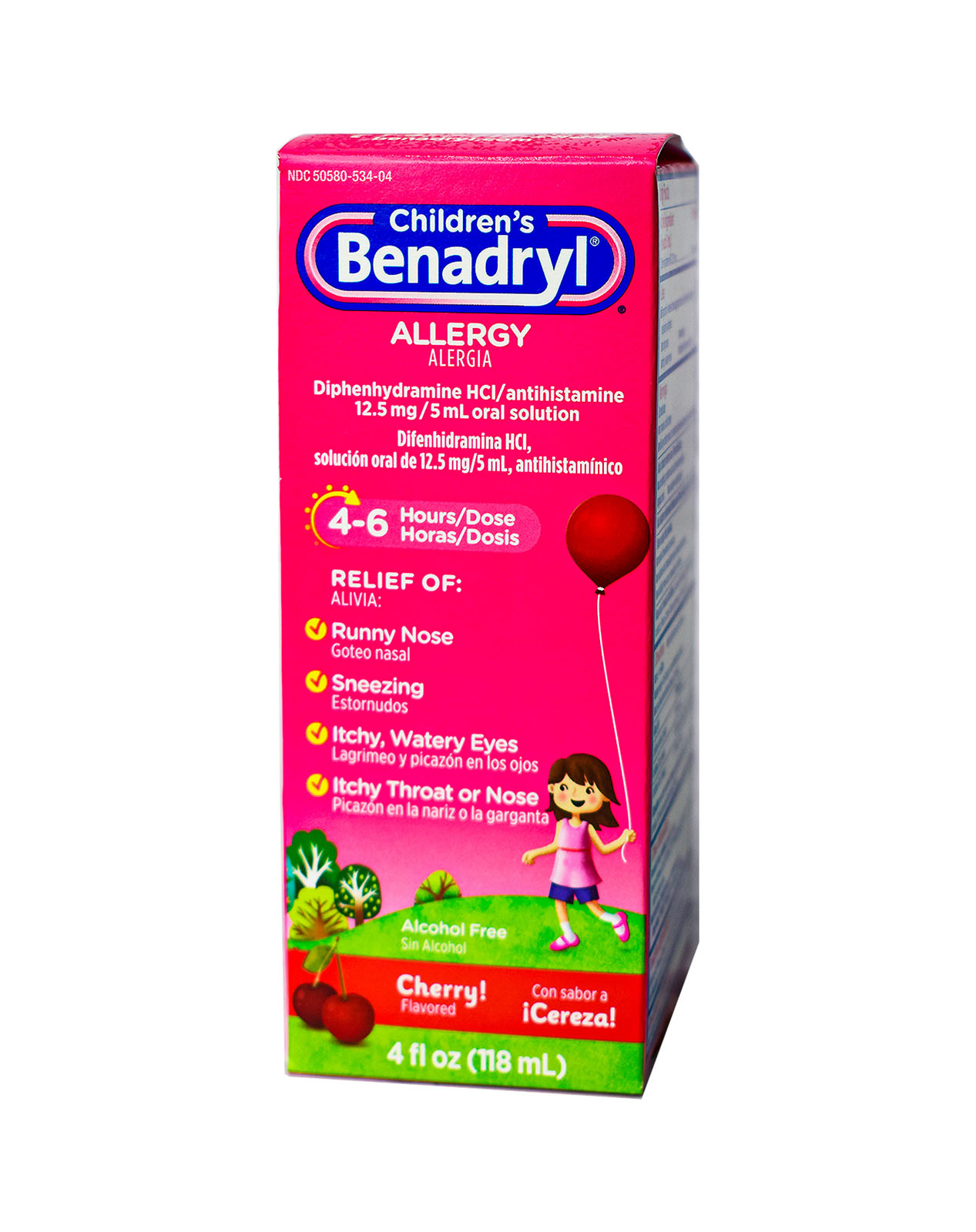 BENADRYL ALLERGY CHILDRENS 118ML DIPHENHYDRAMINE – Garnet Pharmacy