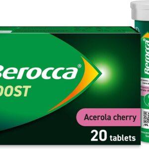 BEROCCA BOOST WITH GUARANA EFFERV 20TABLETS CHERRY
