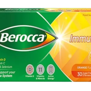 BEROCCA PERFORMANCE EFFERVESCENT (ORANGE) 30S