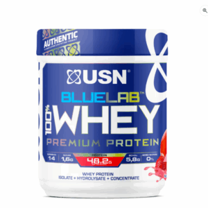 BLUELAB 100% PREMIUM WHEY STRAWBERRY FLAVOUR 454G