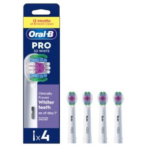 BRAUN ORAL B 3D WHITE WHITENING CLEAN REFILL 4S