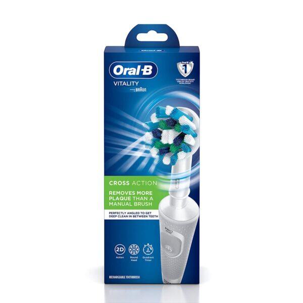 BRAUN OAL-B VITALITY CROSS ACTION WHITE OR BLACK