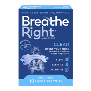 BREATHE RIGHT NASAL STRIPS LARGE 10S