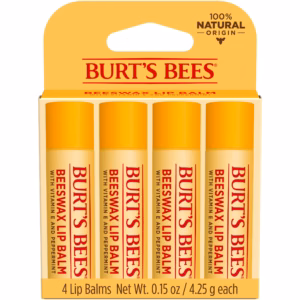 BURT`S BEES BEESWAX LIP BALM VALUE PACK 4S