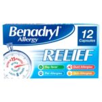 BENADRYL ALLERGY RELIEF PLUS 12S