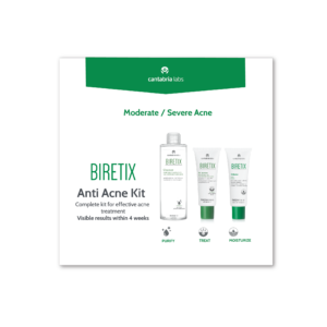 BIRETIX ANTI ACNE KIT MODERATE SEVERE ACNE PURIFY TREAT MOISTURIZE