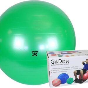 CANDO INFLATABLE EXERCISE BALLS 65CM GREEN