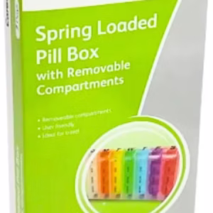 CAREWAY SPRING LOADED PILL BOX 7 DAYS