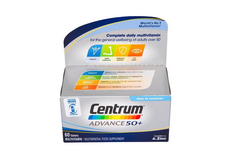 CENTRUM ADVANCE 50+ TABLETS 60S