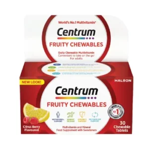 CENTRUM FRUITY CHEWABLE TABLETS 30`S