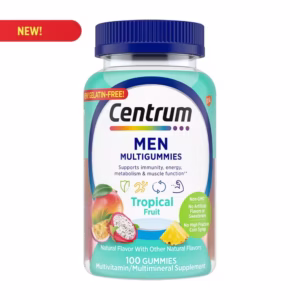 CENTRUM MEN MULTIGUMMIES TROPICAL FRUIT FLAVOUR 100S