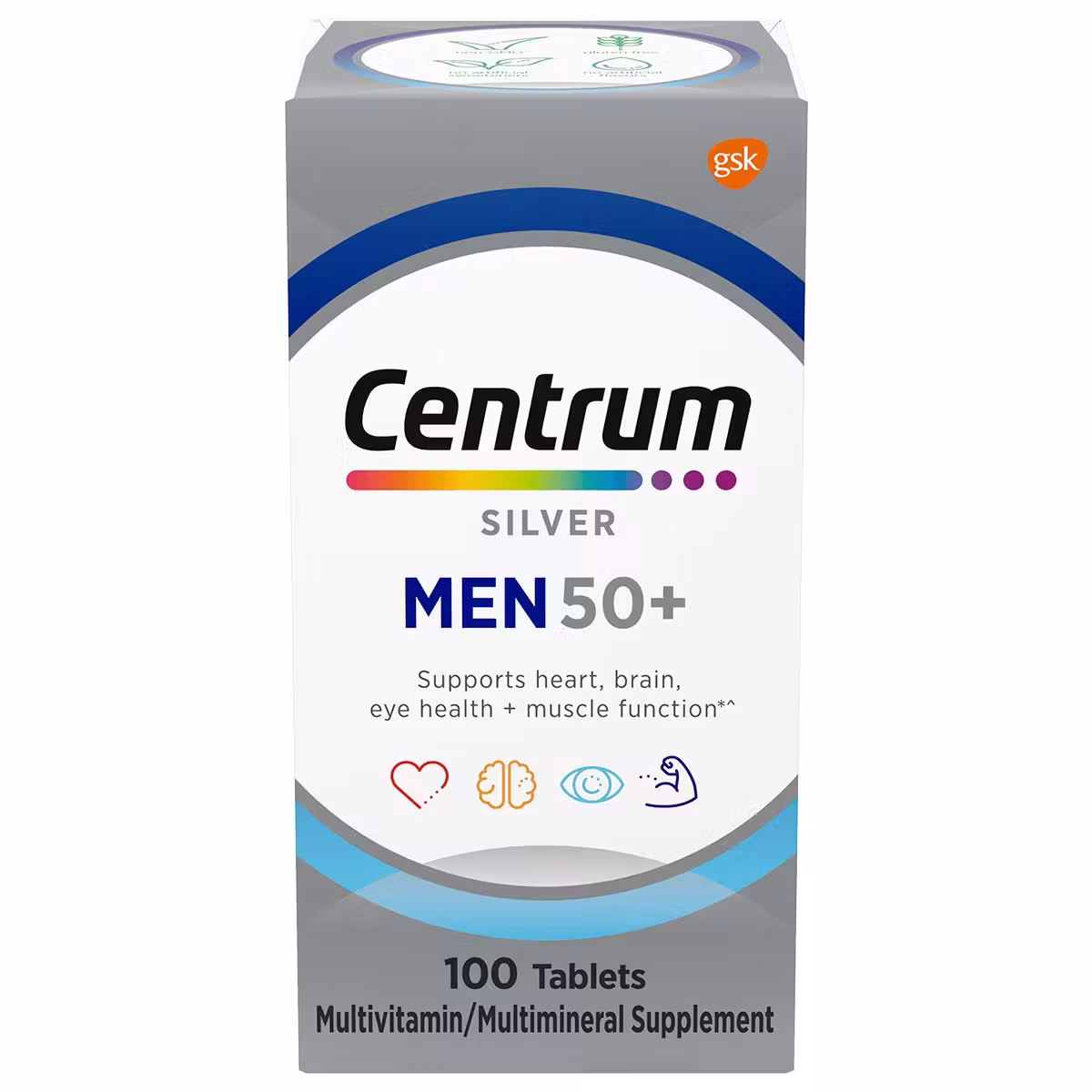 CENTRUM SILVER MEN 50+ MULTIVITAMIN TABLETS 100S -5850