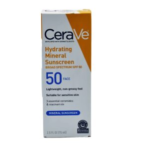 CERAVE HYDRATING MINERAL SUNSCREEN SPF50 FACE 75ML