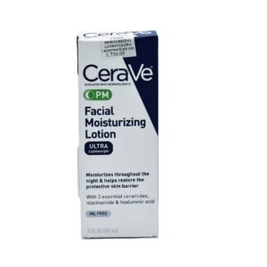 CERAVE PM FACIAL MOISTURIZING LOTION ULTRA LIGHTWEIGHT OIL FREE 89ML