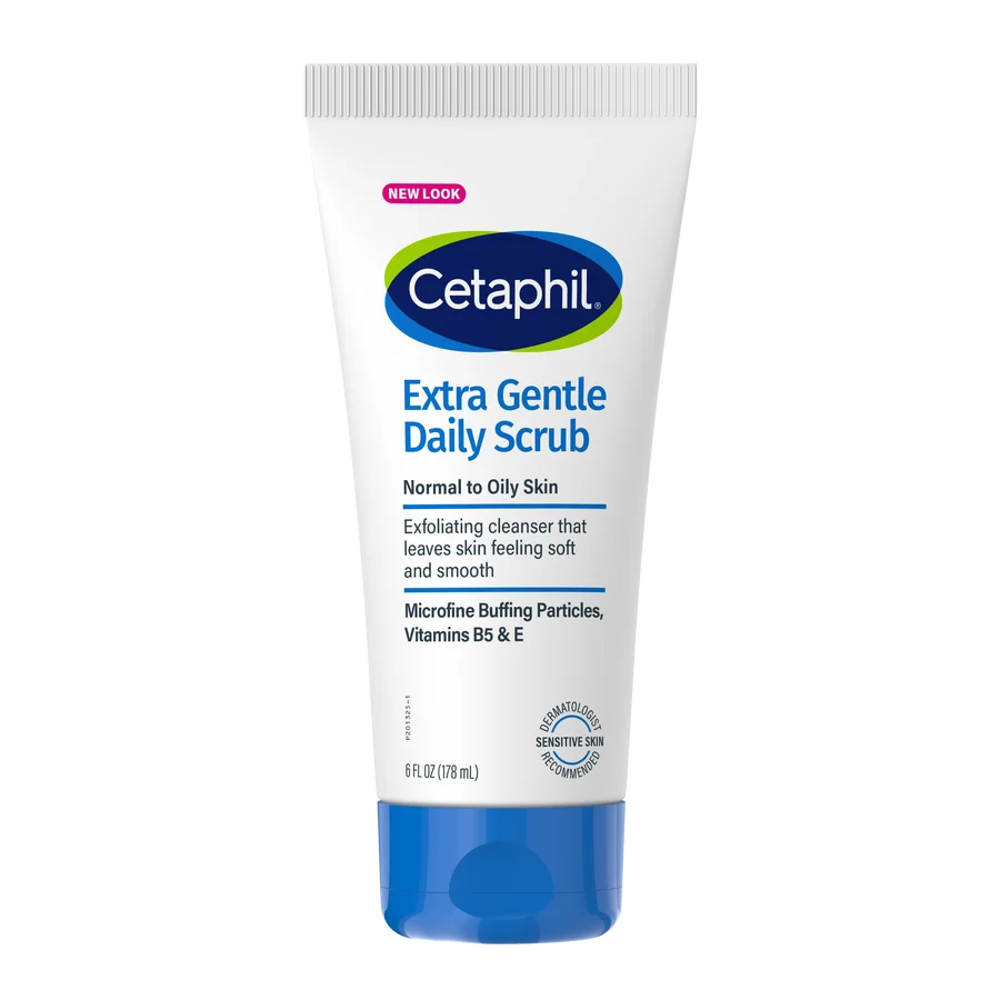 CETAPHIL EXTRA GENTLE DAILY SCRUB COMBINATION TO OILY SENSITIVE 178ML