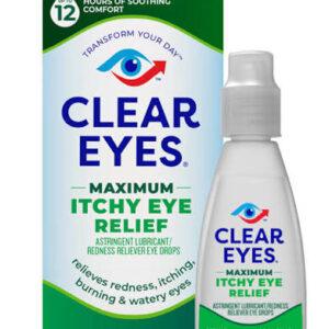 CLEAR EYES MAXIMUM ITCHY EYE RELIEF 15ML 9203