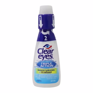 CLEAR EYES TRIPLE ACTION MOISTURIZES