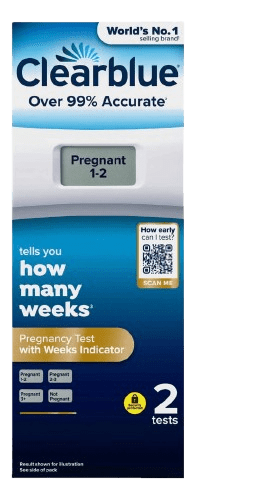 CLEARBLUE PREGNANCY TEST WEEKS INDICATOR 2 DIGITAL