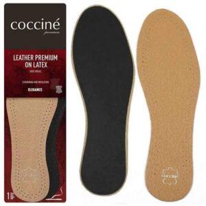 COCCINE LEATHER PREMIUM ON LATEX SHOE INSOLE CUSHIONING & INSULATION ELEGANCE