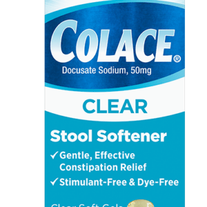 COLACE CLÈAR STOOL SOFTENER 50MG SOFT GELS 28S DOCUSATE