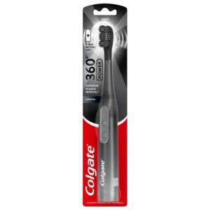 COLGATE 4X SONIC POWER 360 FLOSS FLIP CHARCOAL BATTERY