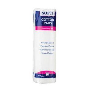 COSMETIC PADS ROUND LINT FREE SOFT 80PIECES