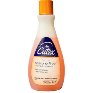 CUTEX ACETONE FREE FALSE ACRYLIC NAIL POLISH REMOVER 200ML