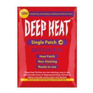 DEEP HEAT SINGLE PATCH ODOURLESS 12HR