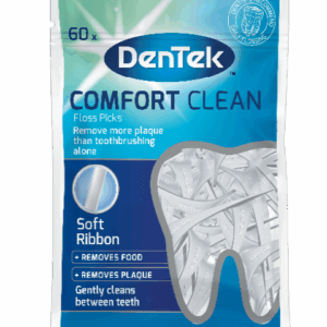 DENTEK COMFORT CLEAN FLOSS PICKS SOFT RIBBON X60