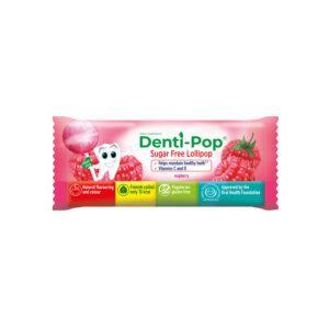 DENTI-POP SUGAR FREE LOLLIPOP RASPBERRY