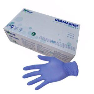 DERMAGRIP ULTRA PLUS NITRILE GLOVES LARGE P/F