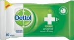 DETTOL ORIGINAL ANTISEPTIC WIPES 10S