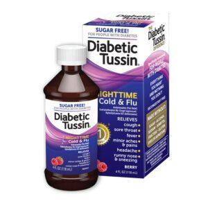 DIABETIC TUSSIN NIGHTTIME COLD & FLU BERRY 118ML