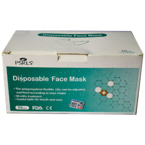 DISPOSABLE FACE MASKS 3 PLY 50`S
