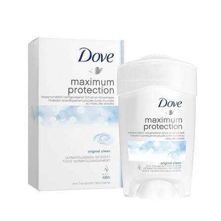 DOVE MAXIMUM PROTECTION MOISTURISING CREAM ORIGINAL 45ML ROLL ON